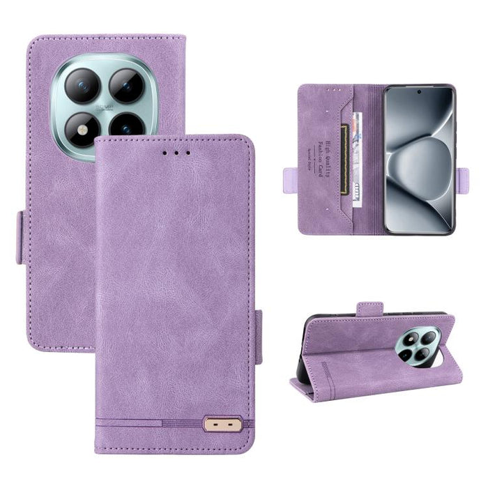 Funda de teléfono de cuero con cierre magnético, For Redmi Turbo 5 Max / Poco X8 Pro Max 5G, For Redmi Note 15 Pro+ 5G 163.3mm / Poco M8 Pro 5G, For Redmi Note 15 5G / 4G 164mm / Poco M8 5G, For Redmi K90 Pro Max 5G / Poco F8 Ultra                     ...
