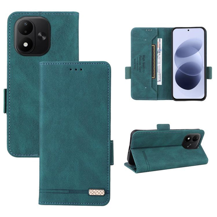 Funda de teléfono de cuero con cierre magnético, For Redmi Turbo 5 Max / Poco X8 Pro Max 5G, For Redmi Note 15 Pro+ 5G 163.3mm / Poco M8 Pro 5G, For Redmi Note 15 5G / 4G 164mm / Poco M8 5G, For Redmi K90 Pro Max 5G / Poco F8 Ultra                     ...