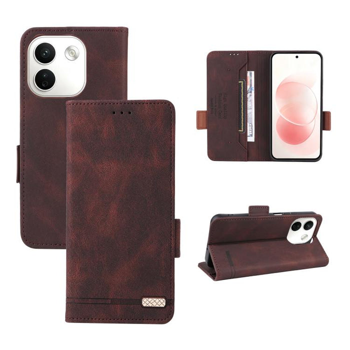 Funda de teléfono de cuero con cierre magnético, For Redmi Turbo 5 Max / Poco X8 Pro Max 5G, For Redmi Note 15 Pro+ 5G 163.3mm / Poco M8 Pro 5G, For Redmi Note 15 5G / 4G 164mm / Poco M8 5G, For Redmi K90 Pro Max 5G / Poco F8 Ultra                     ...