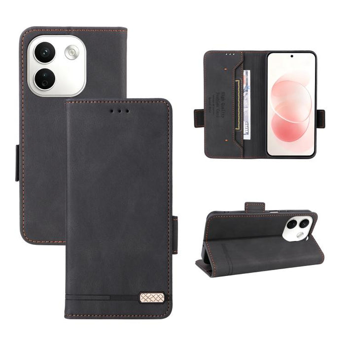 Funda de teléfono de cuero con cierre magnético, For Redmi Turbo 5 Max / Poco X8 Pro Max 5G, For Redmi Note 15 Pro+ 5G 163.3mm / Poco M8 Pro 5G, For Redmi Note 15 5G / 4G 164mm / Poco M8 5G, For Redmi K90 Pro Max 5G / Poco F8 Ultra                     ...