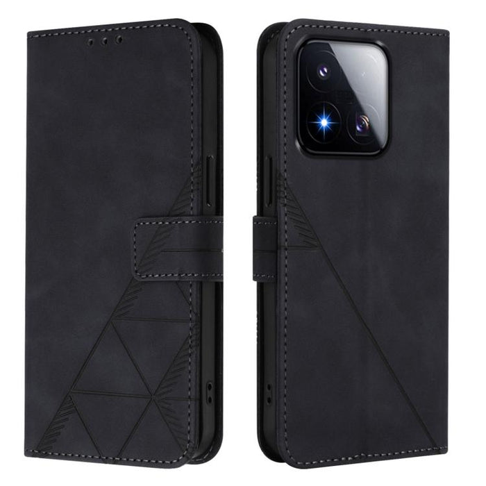 Funda para teléfono de cuero con tapa en relieve 3D cruzada, For Xiaomi 17 Max 5G, For Xiaomi 17T Pro 5G, For Xiaomi Poco M7 4G 169mm, For Xiaomi 15T Pro 5G, For Xiaomi 15T 5G, For Xiaomi Civi 5 Pro, For Xiaomi 15S Pro, For Xiaomi Poco M6 4G / M6 Plus ...