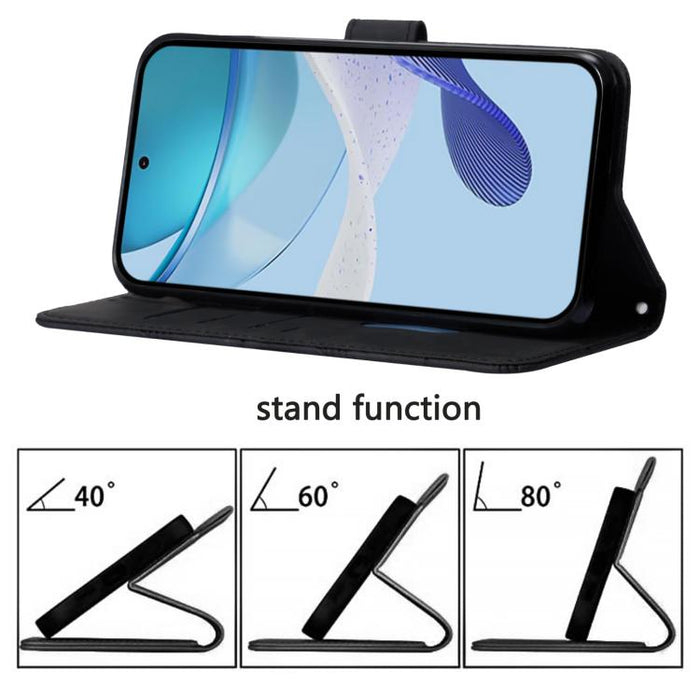 Funda para teléfono de cuero con tapa en relieve 3D cruzada, For Xiaomi 17 Max 5G, For Xiaomi 17T Pro 5G, For Xiaomi Poco M7 4G 169mm, For Xiaomi 15T Pro 5G, For Xiaomi 15T 5G, For Xiaomi Civi 5 Pro, For Xiaomi 15S Pro, For Xiaomi Poco M6 4G / M6 Plus ...