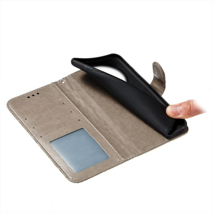 Funda para teléfono de cuero con tapa y estampado de flores de encaje, For Xiaomi Redmi A3, For Xiaomi Redmi Note 13 Pro 4G, For Xiaomi Redmi Note 13 4G, For Xiaomi Redmi K70E, For Xiaomi Redmi Note 13R Pro, For Xiaomi 14 Ultra, For Xiaomi Redmi K70