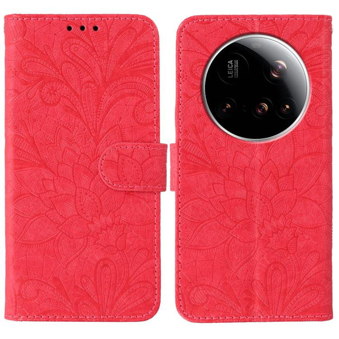 Funda para teléfono de cuero con tapa y estampado de flores de encaje, For Xiaomi 17 Pro, For Xiaomi 17, For Xiaomi 15T Pro 5G, For Xiaomi 15T 5G, For Xiaomi Poco F7 Ultra / Redmi K80 Pro, For Xiaomi Poco F7 Pro / Redmi K80                             ...