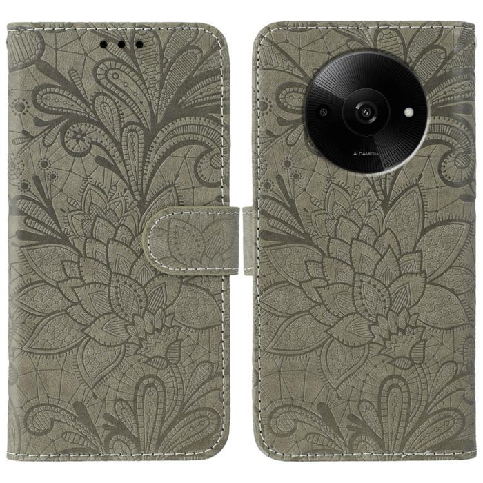 Funda para teléfono de cuero con tapa y estampado de flores de encaje, For Xiaomi 17 Pro, For Xiaomi 17, For Xiaomi 15T Pro 5G, For Xiaomi 15T 5G, For Xiaomi Poco F7 Ultra / Redmi K80 Pro, For Xiaomi Poco F7 Pro / Redmi K80                             ...