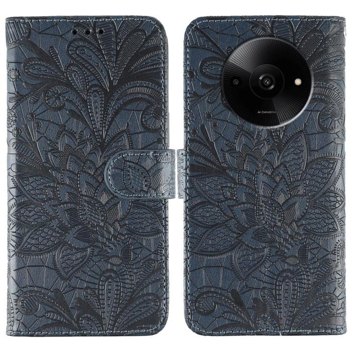 Funda para teléfono de cuero con tapa y estampado de flores de encaje, For Xiaomi 17 Pro, For Xiaomi 17, For Xiaomi 15T Pro 5G, For Xiaomi 15T 5G, For Xiaomi Poco F7 Ultra / Redmi K80 Pro, For Xiaomi Poco F7 Pro / Redmi K80                             ...