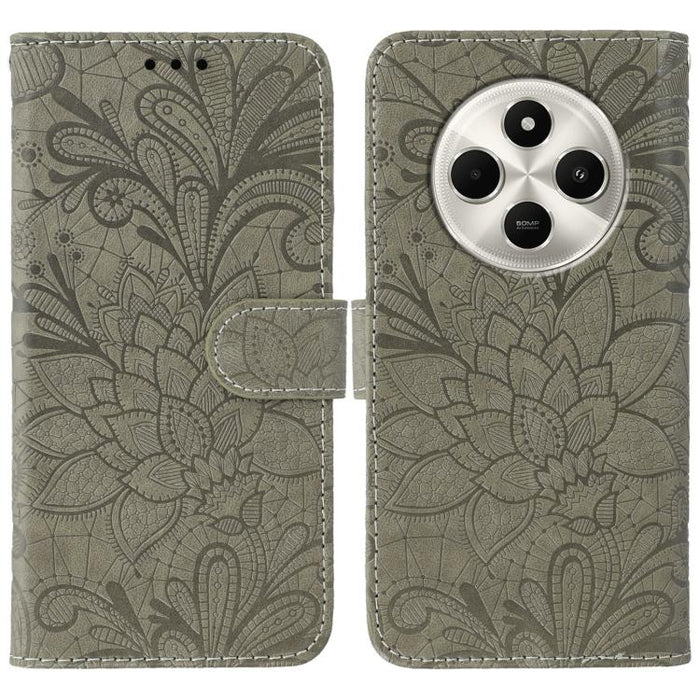 Funda para teléfono de cuero con tapa y estampado de flores de encaje, For Xiaomi 17 Pro, For Xiaomi 17, For Xiaomi 15T Pro 5G, For Xiaomi 15T 5G, For Xiaomi Poco F7 Ultra / Redmi K80 Pro, For Xiaomi Poco F7 Pro / Redmi K80                             ...