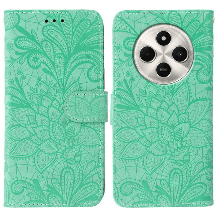 Funda para teléfono de cuero con tapa y estampado de flores de encaje, For Xiaomi 17 Pro, For Xiaomi 17, For Xiaomi 15T Pro 5G, For Xiaomi 15T 5G, For Xiaomi Poco F7 Ultra / Redmi K80 Pro, For Xiaomi Poco F7 Pro / Redmi K80                             ...