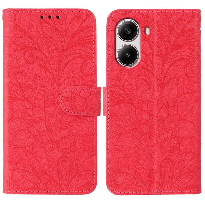 Funda para teléfono de cuero con tapa y estampado de flores de encaje, For Xiaomi 17 Pro, For Xiaomi 17, For Xiaomi 15T Pro 5G, For Xiaomi 15T 5G, For Xiaomi Poco F7 Ultra / Redmi K80 Pro, For Xiaomi Poco F7 Pro / Redmi K80                             ...