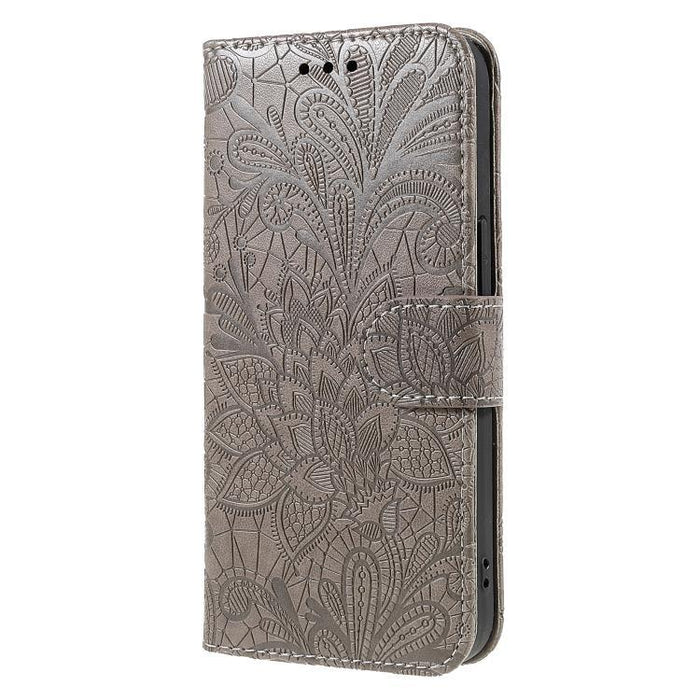 Funda para teléfono de cuero con tapa y estampado de flores de encaje, For Xiaomi 17 Pro, For Xiaomi 17, For Xiaomi 15T Pro 5G, For Xiaomi 15T 5G, For Xiaomi Poco F7 Ultra / Redmi K80 Pro, For Xiaomi Poco F7 Pro / Redmi K80                             ...