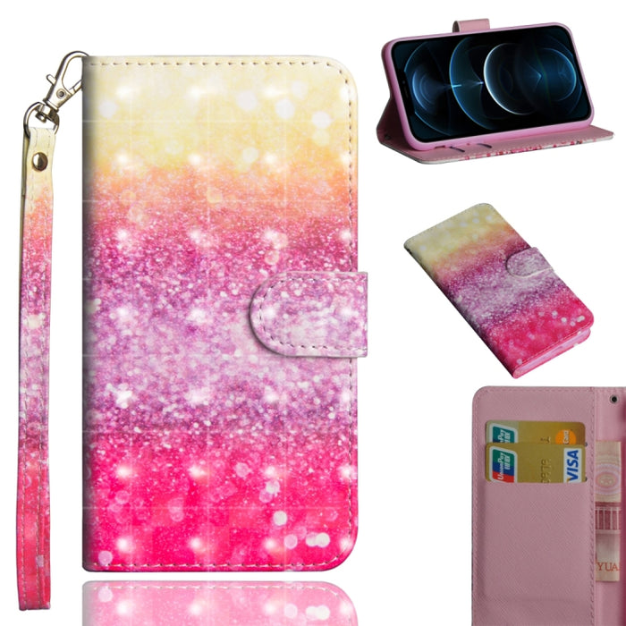 Patrón de pintura 3D Flip horizontal TPU + Funda de cuero PU con soporte y ranuras para tarjetas y billetera, For iPhone 12 mini, For iPhone 12 / 12 Pro, For iPhone 12 Pro Max, For Xiaomi Redmi 9, For Xiaomi Redmi 9A, For Xiaomi Redmi 9C               ...