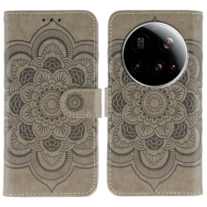 Funda de cuero para teléfono con estampado de mandala de sol, For Xiaomi 17 Pro, For Xiaomi 17, For Xiaomi 15T Pro 5G, For Xiaomi 15T 5G, For Xiaomi Poco F7 Ultra / Redmi K80 Pro, For Xiaomi Poco F7 Pro / Redmi K80, For Xiaomi 15 Ultra                 ...