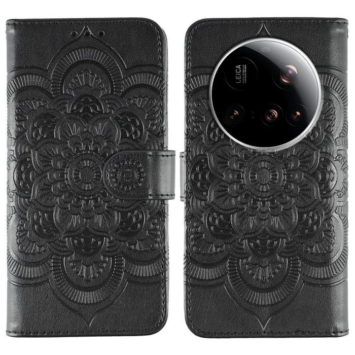 Funda de cuero para teléfono con estampado de mandala de sol, For Xiaomi 17 Pro, For Xiaomi 17, For Xiaomi 15T Pro 5G, For Xiaomi 15T 5G, For Xiaomi Poco F7 Ultra / Redmi K80 Pro, For Xiaomi Poco F7 Pro / Redmi K80, For Xiaomi 15 Ultra                 ...