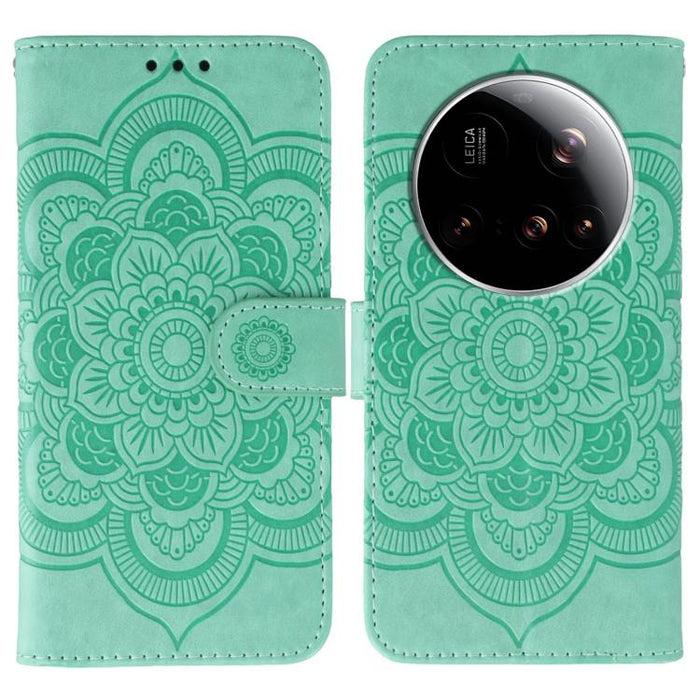 Funda de cuero para teléfono con estampado de mandala de sol, For Xiaomi 17 Pro, For Xiaomi 17, For Xiaomi 15T Pro 5G, For Xiaomi 15T 5G, For Xiaomi Poco F7 Ultra / Redmi K80 Pro, For Xiaomi Poco F7 Pro / Redmi K80, For Xiaomi 15 Ultra                 ...