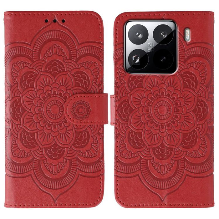 Funda de cuero para teléfono con estampado de mandala de sol, For Xiaomi 17 Pro, For Xiaomi 17, For Xiaomi 15T Pro 5G, For Xiaomi 15T 5G, For Xiaomi Poco F7 Ultra / Redmi K80 Pro, For Xiaomi Poco F7 Pro / Redmi K80, For Xiaomi 15 Ultra                 ...
