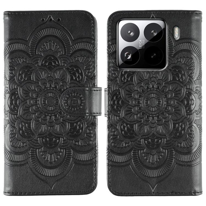 Funda de cuero para teléfono con estampado de mandala de sol, For Xiaomi 17 Pro, For Xiaomi 17, For Xiaomi 15T Pro 5G, For Xiaomi 15T 5G, For Xiaomi Poco F7 Ultra / Redmi K80 Pro, For Xiaomi Poco F7 Pro / Redmi K80, For Xiaomi 15 Ultra                 ...