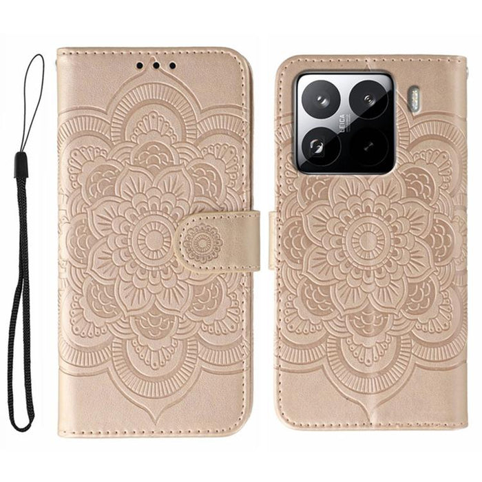 Funda de cuero para teléfono con estampado de mandala de sol, For Xiaomi 17 Pro, For Xiaomi 17, For Xiaomi 15T Pro 5G, For Xiaomi 15T 5G, For Xiaomi Poco F7 Ultra / Redmi K80 Pro, For Xiaomi Poco F7 Pro / Redmi K80, For Xiaomi 15 Ultra                 ...