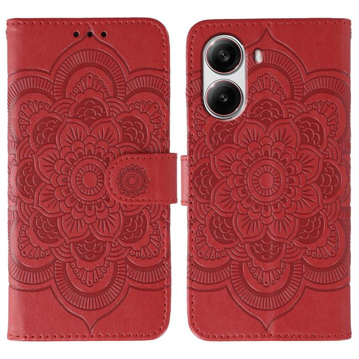 Funda de cuero para teléfono con estampado de mandala de sol, For Xiaomi 17 Pro, For Xiaomi 17, For Xiaomi 15T Pro 5G, For Xiaomi 15T 5G, For Xiaomi Poco F7 Ultra / Redmi K80 Pro, For Xiaomi Poco F7 Pro / Redmi K80, For Xiaomi 15 Ultra                 ...