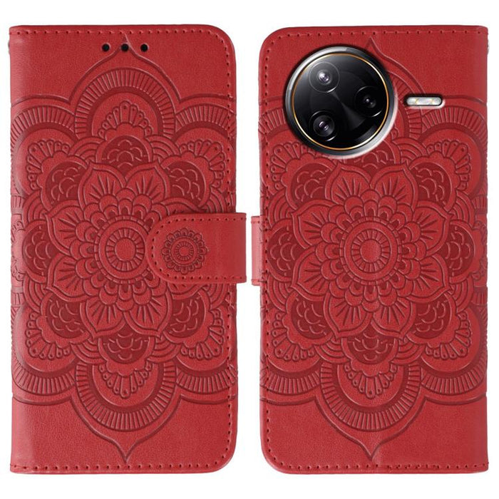 Funda de cuero para teléfono con estampado de mandala de sol, For Xiaomi 17 Pro, For Xiaomi 17, For Xiaomi 15T Pro 5G, For Xiaomi 15T 5G, For Xiaomi Poco F7 Ultra / Redmi K80 Pro, For Xiaomi Poco F7 Pro / Redmi K80, For Xiaomi 15 Ultra                 ...
