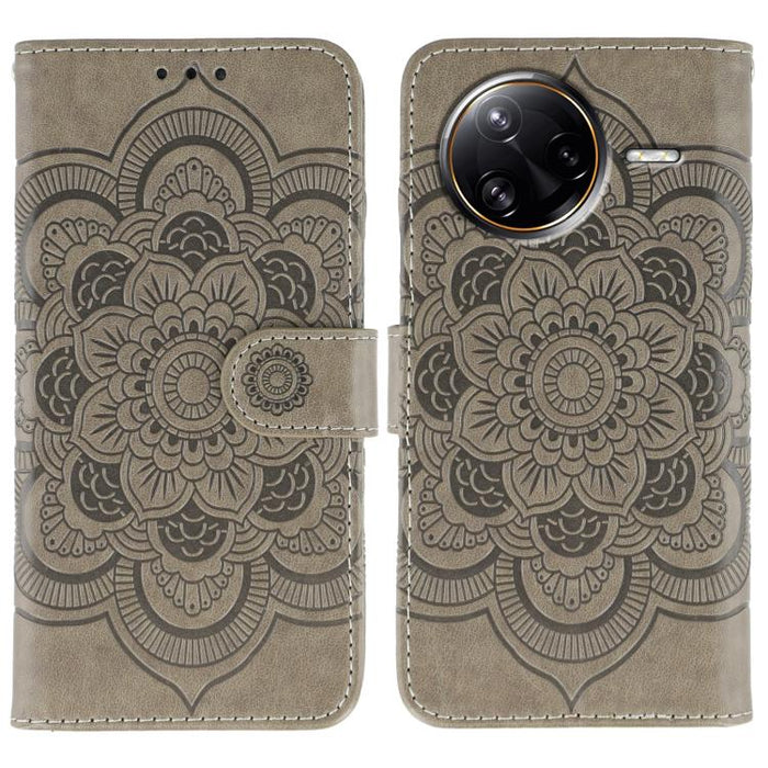 Funda de cuero para teléfono con estampado de mandala de sol, For Xiaomi 17 Pro, For Xiaomi 17, For Xiaomi 15T Pro 5G, For Xiaomi 15T 5G, For Xiaomi Poco F7 Ultra / Redmi K80 Pro, For Xiaomi Poco F7 Pro / Redmi K80, For Xiaomi 15 Ultra                 ...