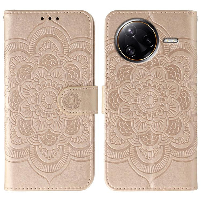 Funda de cuero para teléfono con estampado de mandala de sol, For Xiaomi 17 Pro, For Xiaomi 17, For Xiaomi 15T Pro 5G, For Xiaomi 15T 5G, For Xiaomi Poco F7 Ultra / Redmi K80 Pro, For Xiaomi Poco F7 Pro / Redmi K80, For Xiaomi 15 Ultra                 ...