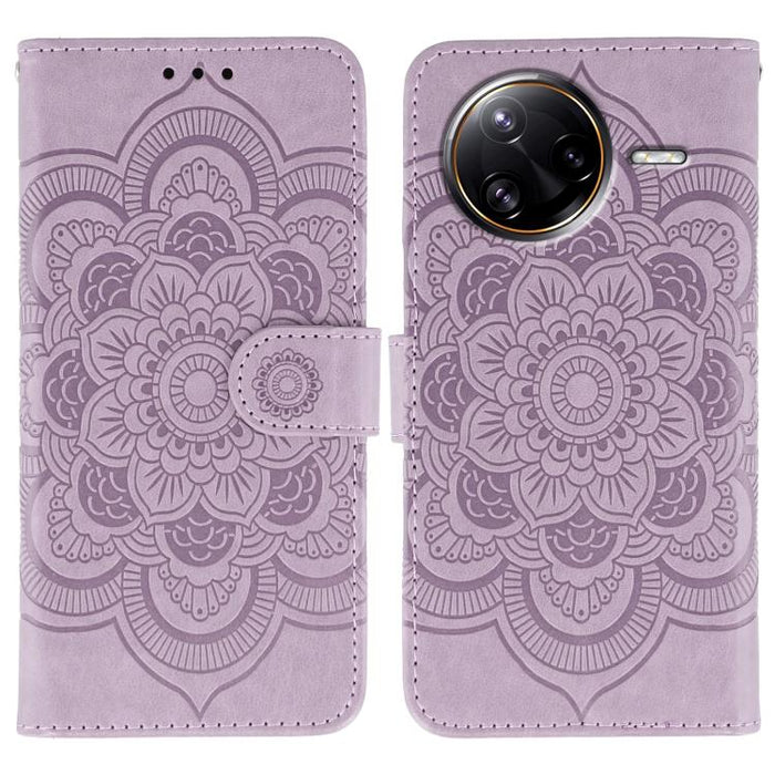 Funda de cuero para teléfono con estampado de mandala de sol, For Xiaomi 17 Pro, For Xiaomi 17, For Xiaomi 15T Pro 5G, For Xiaomi 15T 5G, For Xiaomi Poco F7 Ultra / Redmi K80 Pro, For Xiaomi Poco F7 Pro / Redmi K80, For Xiaomi 15 Ultra                 ...