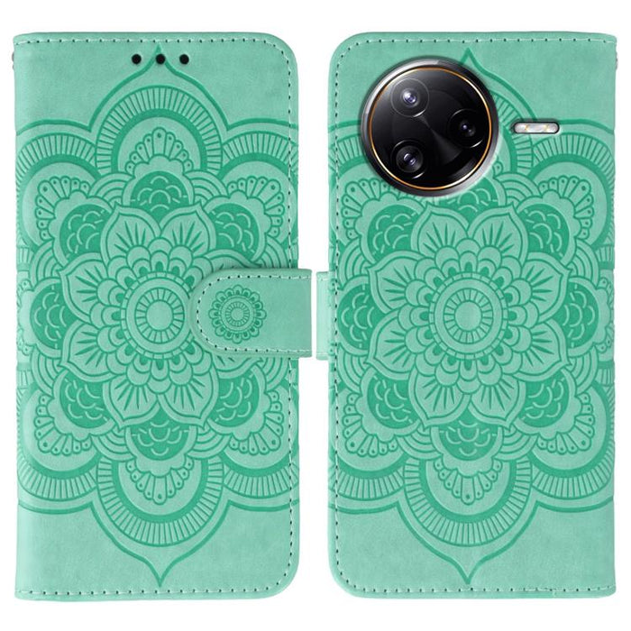 Funda de cuero para teléfono con estampado de mandala de sol, For Xiaomi 17 Pro, For Xiaomi 17, For Xiaomi 15T Pro 5G, For Xiaomi 15T 5G, For Xiaomi Poco F7 Ultra / Redmi K80 Pro, For Xiaomi Poco F7 Pro / Redmi K80, For Xiaomi 15 Ultra                 ...