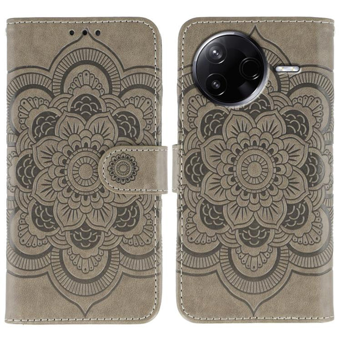 Funda de cuero para teléfono con estampado de mandala de sol, For Xiaomi 17 Pro, For Xiaomi 17, For Xiaomi 15T Pro 5G, For Xiaomi 15T 5G, For Xiaomi Poco F7 Ultra / Redmi K80 Pro, For Xiaomi Poco F7 Pro / Redmi K80, For Xiaomi 15 Ultra                 ...