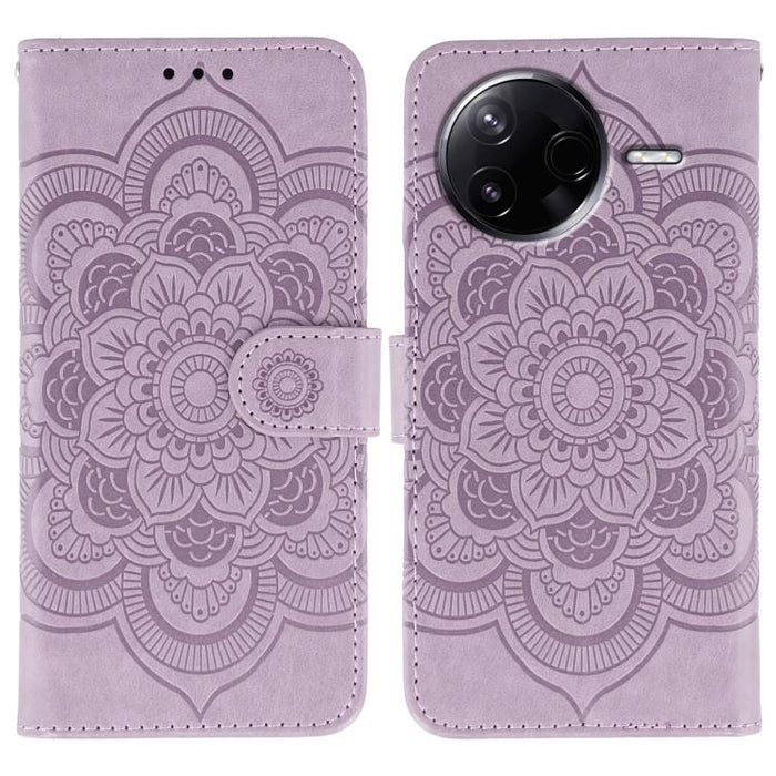 Funda de cuero para teléfono con estampado de mandala de sol, For Xiaomi 17 Pro, For Xiaomi 17, For Xiaomi 15T Pro 5G, For Xiaomi 15T 5G, For Xiaomi Poco F7 Ultra / Redmi K80 Pro, For Xiaomi Poco F7 Pro / Redmi K80, For Xiaomi 15 Ultra                 ...