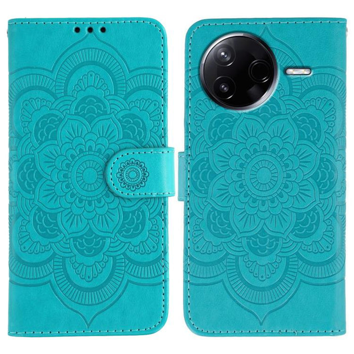 Funda de cuero para teléfono con estampado de mandala de sol, For Xiaomi 17 Pro, For Xiaomi 17, For Xiaomi 15T Pro 5G, For Xiaomi 15T 5G, For Xiaomi Poco F7 Ultra / Redmi K80 Pro, For Xiaomi Poco F7 Pro / Redmi K80, For Xiaomi 15 Ultra                 ...