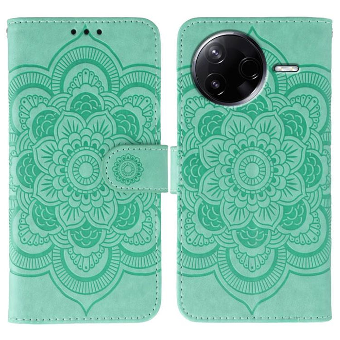 Funda de cuero para teléfono con estampado de mandala de sol, For Xiaomi 17 Pro, For Xiaomi 17, For Xiaomi 15T Pro 5G, For Xiaomi 15T 5G, For Xiaomi Poco F7 Ultra / Redmi K80 Pro, For Xiaomi Poco F7 Pro / Redmi K80, For Xiaomi 15 Ultra                 ...