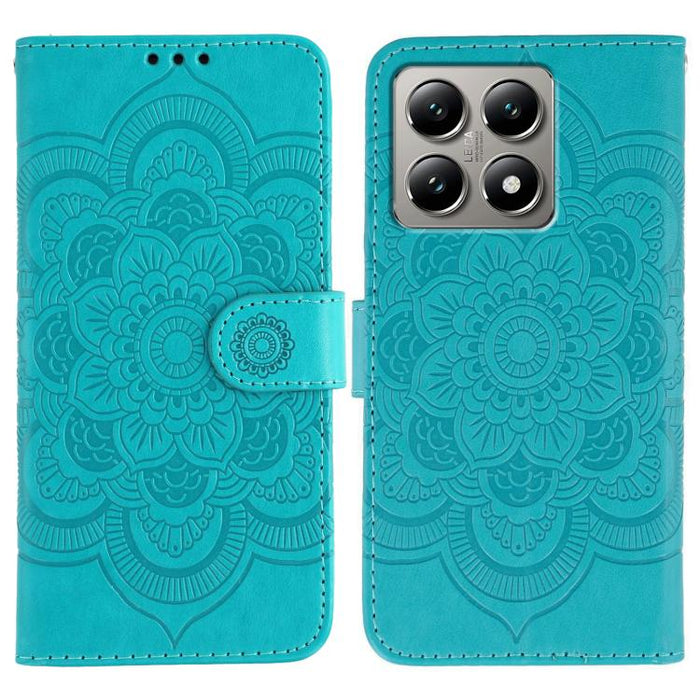 Funda de cuero para teléfono con estampado de mandala de sol, For Xiaomi 17 Pro, For Xiaomi 17, For Xiaomi 15T Pro 5G, For Xiaomi 15T 5G, For Xiaomi Poco F7 Ultra / Redmi K80 Pro, For Xiaomi Poco F7 Pro / Redmi K80, For Xiaomi 15 Ultra                 ...