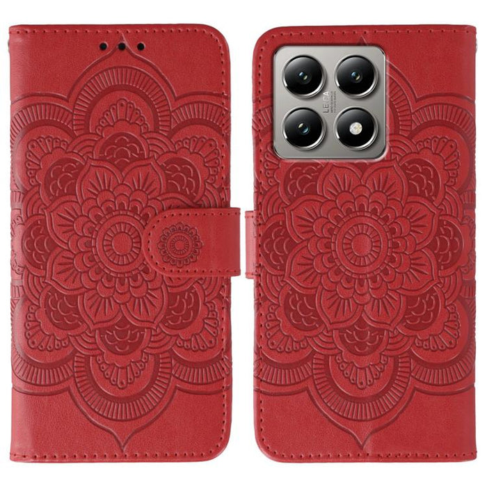 Funda de cuero para teléfono con estampado de mandala de sol, For Xiaomi 17 Pro, For Xiaomi 17, For Xiaomi 15T Pro 5G, For Xiaomi 15T 5G, For Xiaomi Poco F7 Ultra / Redmi K80 Pro, For Xiaomi Poco F7 Pro / Redmi K80, For Xiaomi 15 Ultra                 ...