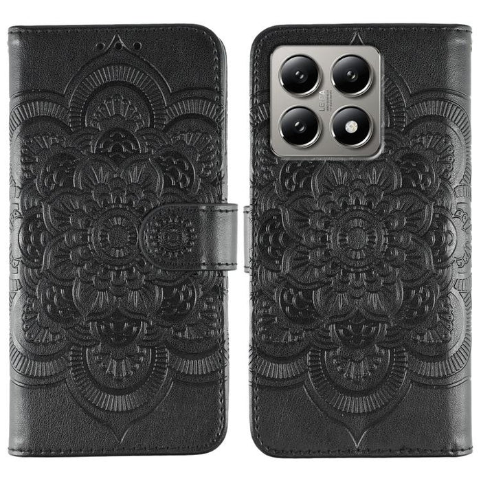Funda de cuero para teléfono con estampado de mandala de sol, For Xiaomi 17 Pro, For Xiaomi 17, For Xiaomi 15T Pro 5G, For Xiaomi 15T 5G, For Xiaomi Poco F7 Ultra / Redmi K80 Pro, For Xiaomi Poco F7 Pro / Redmi K80, For Xiaomi 15 Ultra                 ...