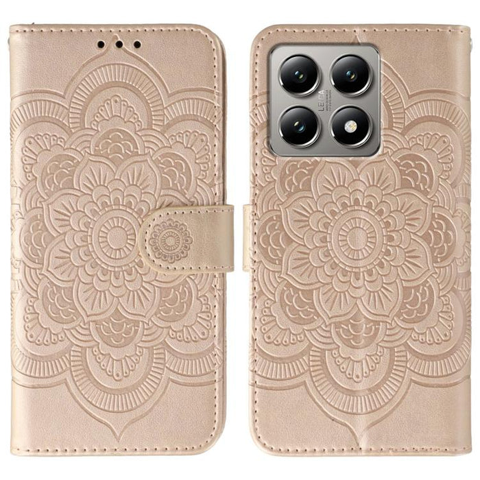 Funda de cuero para teléfono con estampado de mandala de sol, For Xiaomi 17 Pro, For Xiaomi 17, For Xiaomi 15T Pro 5G, For Xiaomi 15T 5G, For Xiaomi Poco F7 Ultra / Redmi K80 Pro, For Xiaomi Poco F7 Pro / Redmi K80, For Xiaomi 15 Ultra                 ...