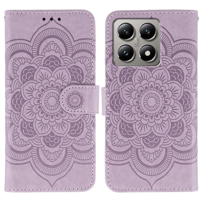 Funda de cuero para teléfono con estampado de mandala de sol, For Xiaomi 17 Pro, For Xiaomi 17, For Xiaomi 15T Pro 5G, For Xiaomi 15T 5G, For Xiaomi Poco F7 Ultra / Redmi K80 Pro, For Xiaomi Poco F7 Pro / Redmi K80, For Xiaomi 15 Ultra                 ...