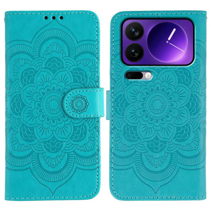 Funda de cuero para teléfono con estampado de mandala de sol, For Xiaomi 17 Pro, For Xiaomi 17, For Xiaomi 15T Pro 5G, For Xiaomi 15T 5G, For Xiaomi Poco F7 Ultra / Redmi K80 Pro, For Xiaomi Poco F7 Pro / Redmi K80, For Xiaomi 15 Ultra                 ...