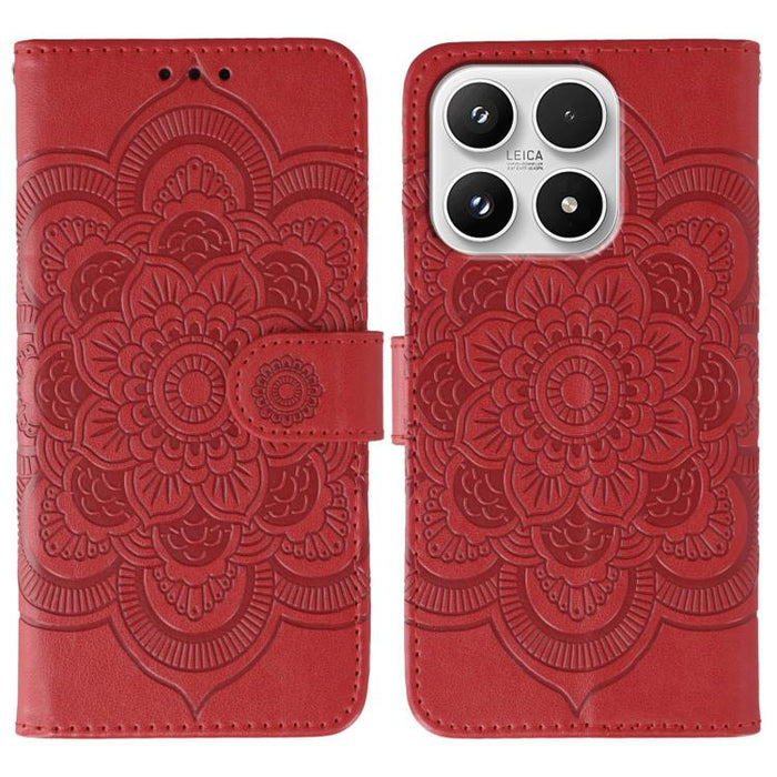 Funda de cuero para teléfono con estampado de mandala de sol, For Xiaomi 17 Pro, For Xiaomi 17, For Xiaomi 15T Pro 5G, For Xiaomi 15T 5G, For Xiaomi Poco F7 Ultra / Redmi K80 Pro, For Xiaomi Poco F7 Pro / Redmi K80, For Xiaomi 15 Ultra                 ...
