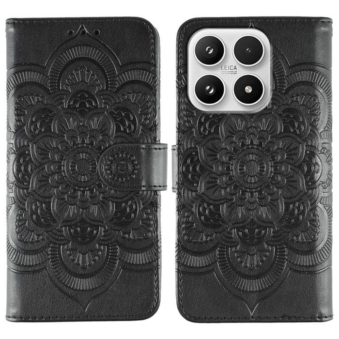 Funda de cuero para teléfono con estampado de mandala de sol, For Xiaomi 17 Pro, For Xiaomi 17, For Xiaomi 15T Pro 5G, For Xiaomi 15T 5G, For Xiaomi Poco F7 Ultra / Redmi K80 Pro, For Xiaomi Poco F7 Pro / Redmi K80, For Xiaomi 15 Ultra                 ...