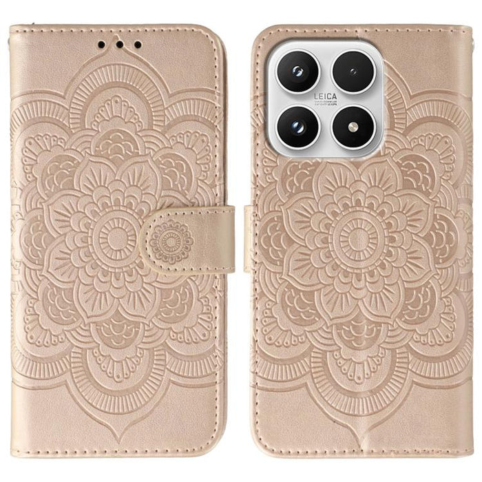 Funda de cuero para teléfono con estampado de mandala de sol, For Xiaomi 17 Pro, For Xiaomi 17, For Xiaomi 15T Pro 5G, For Xiaomi 15T 5G, For Xiaomi Poco F7 Ultra / Redmi K80 Pro, For Xiaomi Poco F7 Pro / Redmi K80, For Xiaomi 15 Ultra                 ...