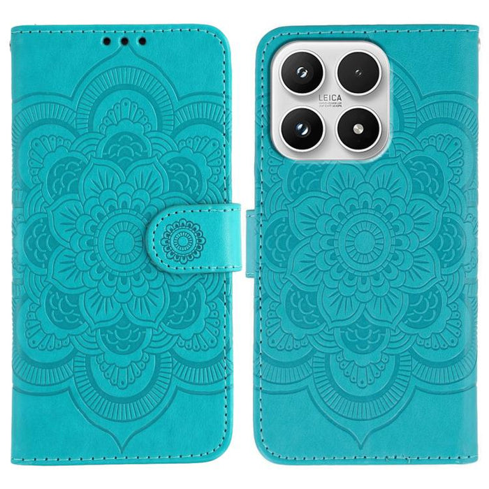 Funda de cuero para teléfono con estampado de mandala de sol, For Xiaomi 17 Pro, For Xiaomi 17, For Xiaomi 15T Pro 5G, For Xiaomi 15T 5G, For Xiaomi Poco F7 Ultra / Redmi K80 Pro, For Xiaomi Poco F7 Pro / Redmi K80, For Xiaomi 15 Ultra                 ...