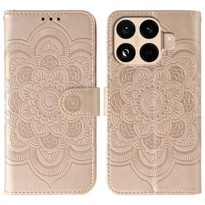 Funda de cuero para teléfono con estampado de mandala de sol, For Xiaomi 17 Pro, For Xiaomi 17, For Xiaomi 15T Pro 5G, For Xiaomi 15T 5G, For Xiaomi Poco F7 Ultra / Redmi K80 Pro, For Xiaomi Poco F7 Pro / Redmi K80, For Xiaomi 15 Ultra                 ...