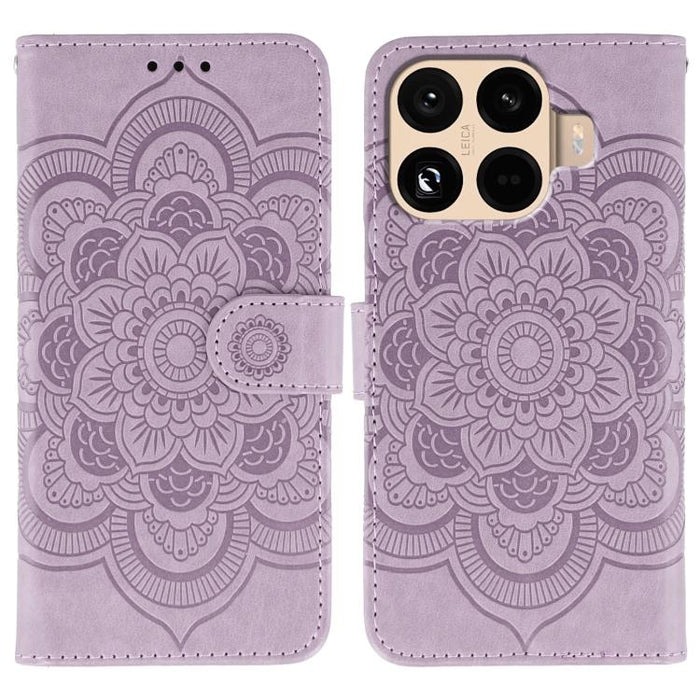 Funda de cuero para teléfono con estampado de mandala de sol, For Xiaomi 17 Pro, For Xiaomi 17, For Xiaomi 15T Pro 5G, For Xiaomi 15T 5G, For Xiaomi Poco F7 Ultra / Redmi K80 Pro, For Xiaomi Poco F7 Pro / Redmi K80, For Xiaomi 15 Ultra                 ...