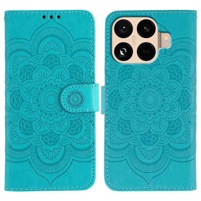 Funda de cuero para teléfono con estampado de mandala de sol, For Xiaomi 17 Pro, For Xiaomi 17, For Xiaomi 15T Pro 5G, For Xiaomi 15T 5G, For Xiaomi Poco F7 Ultra / Redmi K80 Pro, For Xiaomi Poco F7 Pro / Redmi K80, For Xiaomi 15 Ultra                 ...