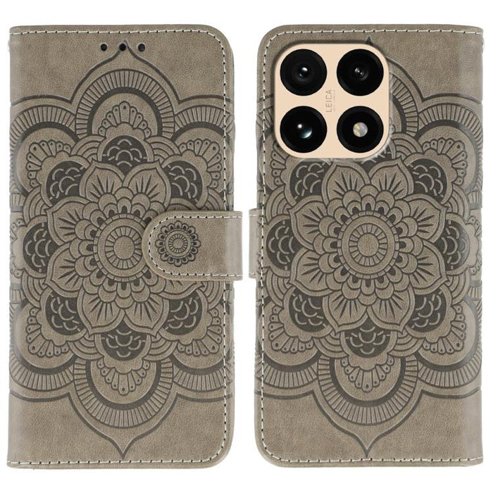 Funda de cuero para teléfono con estampado de mandala de sol, For Xiaomi 17 Pro, For Xiaomi 17, For Xiaomi 15T Pro 5G, For Xiaomi 15T 5G, For Xiaomi Poco F7 Ultra / Redmi K80 Pro, For Xiaomi Poco F7 Pro / Redmi K80, For Xiaomi 15 Ultra                 ...