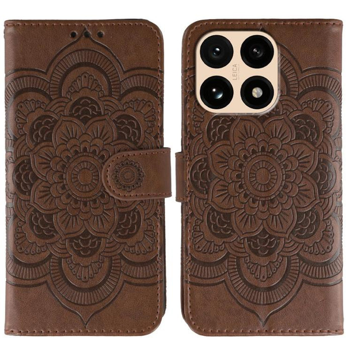 Funda de cuero para teléfono con estampado de mandala de sol, For Xiaomi 17 Pro, For Xiaomi 17, For Xiaomi 15T Pro 5G, For Xiaomi 15T 5G, For Xiaomi Poco F7 Ultra / Redmi K80 Pro, For Xiaomi Poco F7 Pro / Redmi K80, For Xiaomi 15 Ultra                 ...