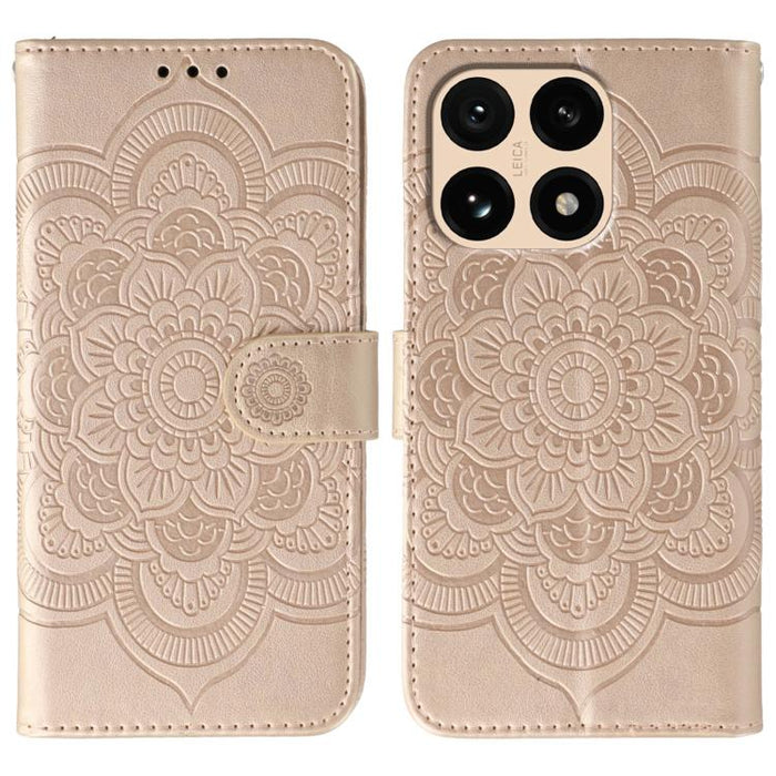 Funda de cuero para teléfono con estampado de mandala de sol, For Xiaomi 17 Pro, For Xiaomi 17, For Xiaomi 15T Pro 5G, For Xiaomi 15T 5G, For Xiaomi Poco F7 Ultra / Redmi K80 Pro, For Xiaomi Poco F7 Pro / Redmi K80, For Xiaomi 15 Ultra                 ...
