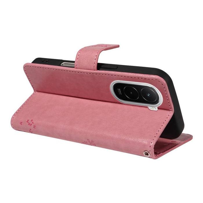 Funda para teléfono con tapa de cuero con estampado en relieve de árbol y gato, For Xiaomi Poco M7 4G 171mm, For Xiaomi 15T Pro 5G, For Xiaomi 15T 5G, For Xiaomi Poco M6 Pro 4G Global, For Xiaomi 15 Ultra 5G Global, For Xiaomi 14T Pro, For Xiaomi 14T  ...