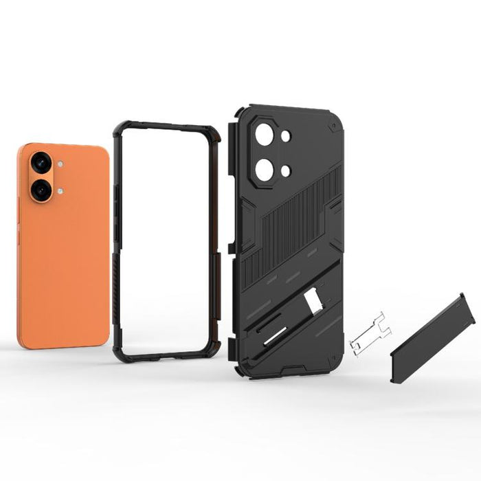 Punk Armor 2 en 1 PC + Funda para teléfono TPU con soporte, For Redmi Turbo 5 Max / Poco X8 Pro Max, For Redmi Turbo 5 5G / Poco X8 Pro 5G, For Redmi Note 15 Pro+ 5G Global 163.3mm, For Redmi Note 15 5G Global 164mm, For Redmi K90 Pro Max / Poco F8 Ult...