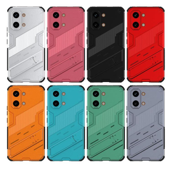 Punk Armor 2 en 1 PC + Funda para teléfono TPU con soporte, For Redmi Turbo 5 Max / Poco X8 Pro Max, For Redmi Turbo 5 5G / Poco X8 Pro 5G, For Redmi Note 15 Pro+ 5G Global 163.3mm, For Redmi Note 15 5G Global 164mm, For Redmi K90 Pro Max / Poco F8 Ult...